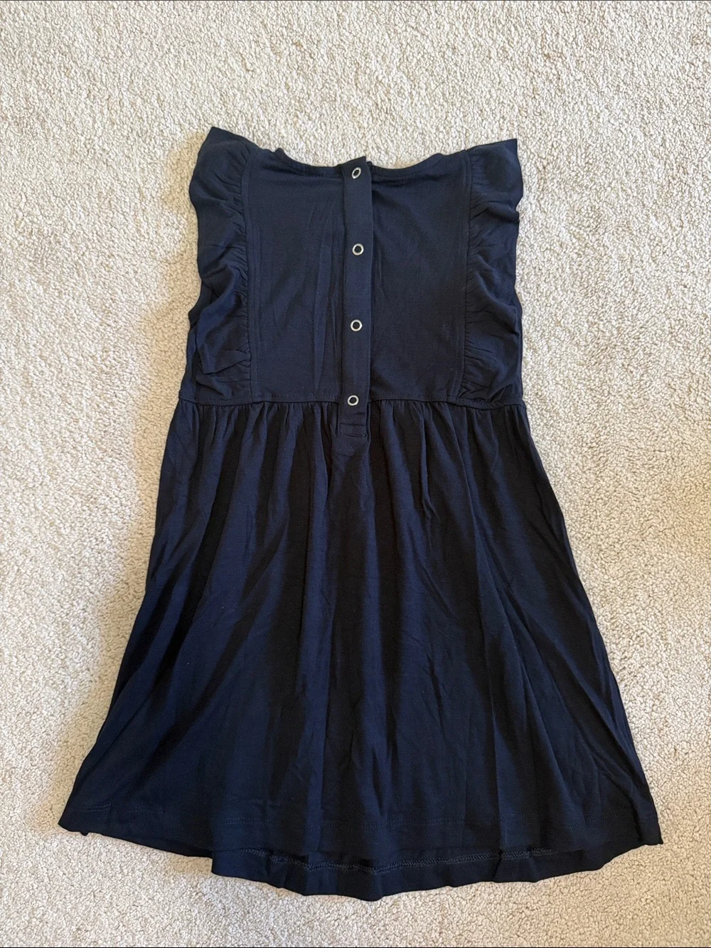 NWT Kate Quinn Black Ruffle-Trim Casual Dress - Picture 2 of 3